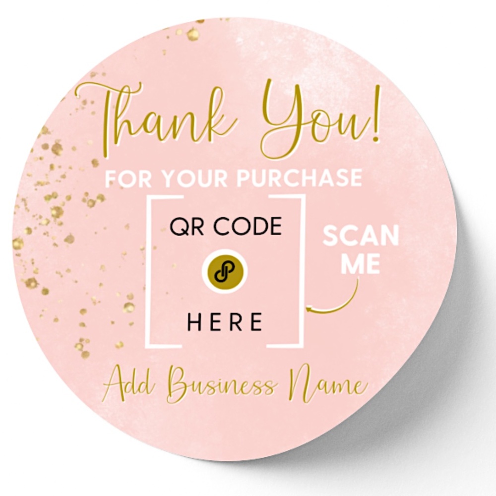 Custom QR Code Sticker